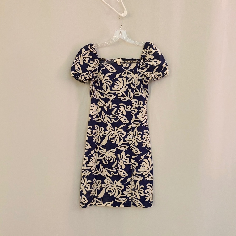 Monteau Short Sleeve Cotton Floral Dress